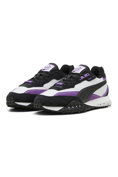 Puma Pantofi sport unisex cu detalii de piele intoarsa Blktop Rider Femei