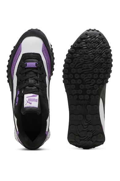 Puma Pantofi sport unisex cu detalii de piele intoarsa Blktop Rider Femei