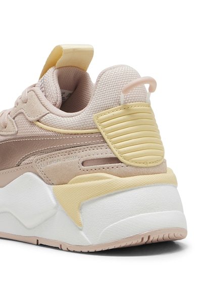 Puma RS-X fémes hatású sneaker bőrrészletekkel Lány