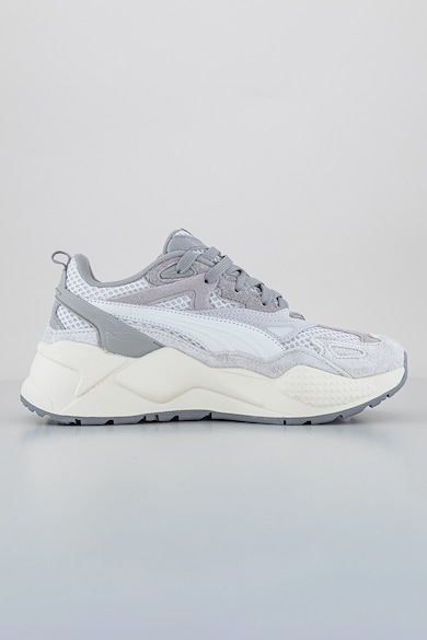 Puma Спортни обувки RS-X Efekt Better With Age Feather Gray с велур Жени