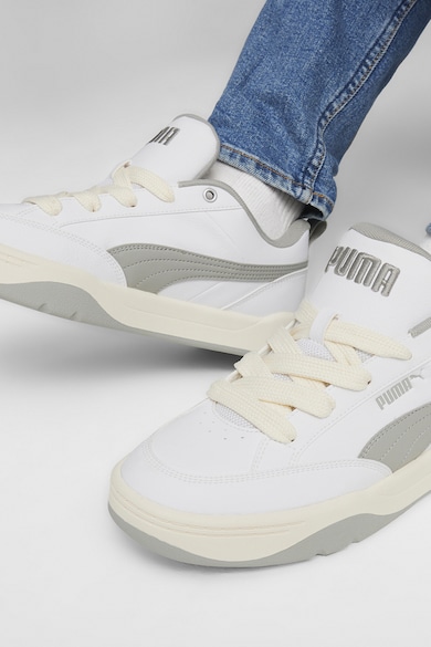 Puma Park műbőr sneaker logós részletekkel férfi