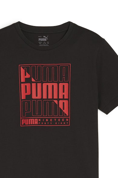 Puma Tricou din bumbac cu imprimeu logo Baieti