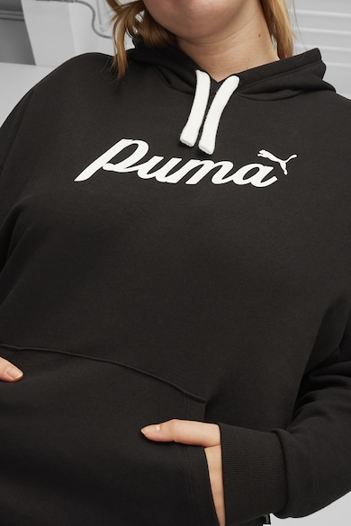 Puma ESS+ Script kapucnis pulóver logómintával női