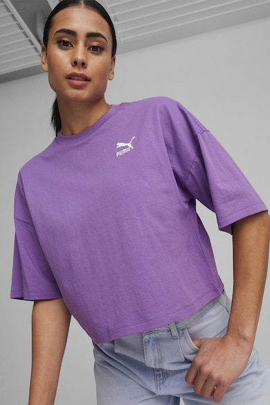 Puma Tricou crop supradimensionat cu maneci cazute Femei