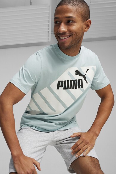 Puma Tricou regular fit cu imprimeu logo Power Barbati