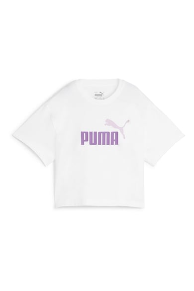Puma Скъсена тениска с лого Момичета