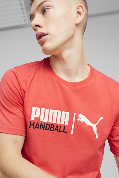 Puma Tricou regular fit cu logo pentru handbal Barbati