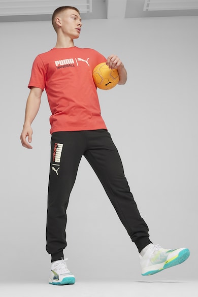 Puma Tricou regular fit cu logo pentru handbal Barbati