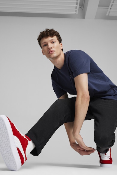 Puma Nyersbőr sneaker bőrbetétekkel férfi