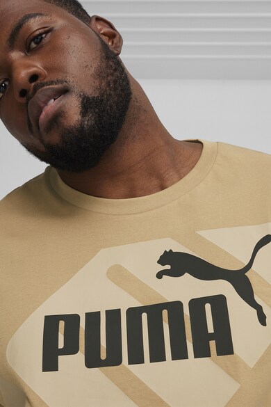 Puma Normál fazonú logómintás póló férfi
