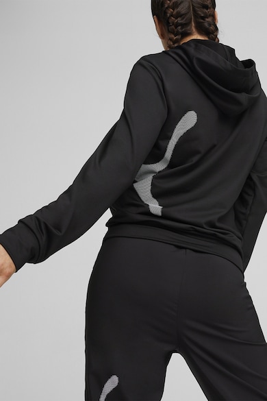 Puma Kapucnis sportpulóver logómintával női