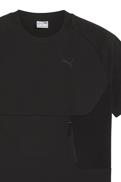 Puma Tricou cu decolteu la baza gatului si maneci raglan Tech Barbati