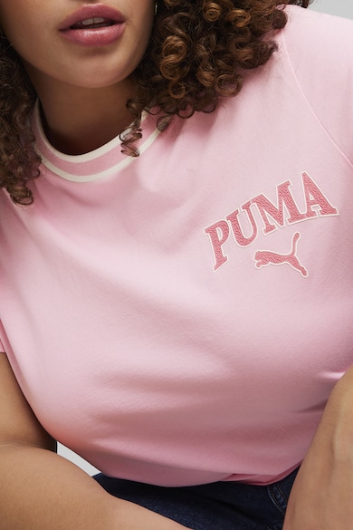Puma Squad póló logóval a mellrészén női