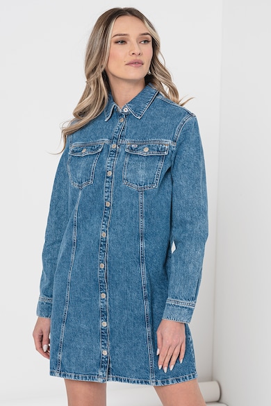 Tommy Jeans Разкроена рокля тип риза Aline Жени