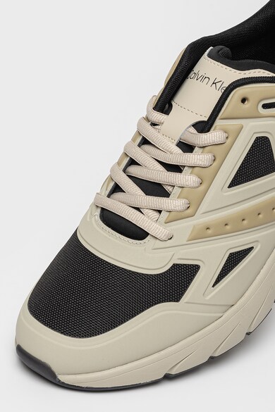 CALVIN KLEIN Vastag talpú sneaker textilbetétekkel férfi