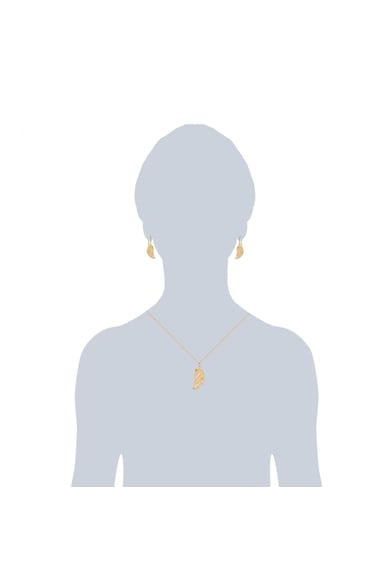 Rafaela Donata Set de colier si cercei, placat cu aur de 14K Femei