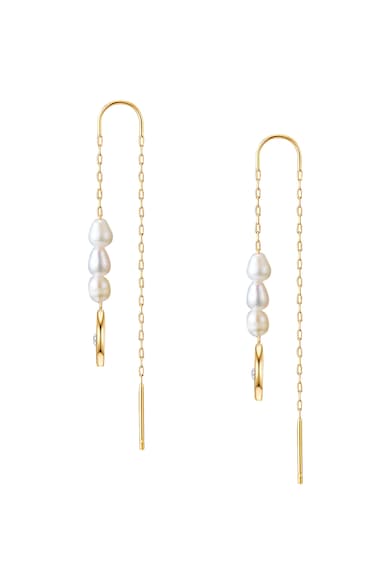 Valero Pearls Висящи обеци с 14K златно покритие Жени