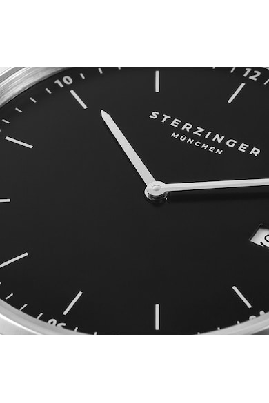 Sterzinger München Кварцов часовник Zeitmesser 19095 от неръждаема стомана Мъже