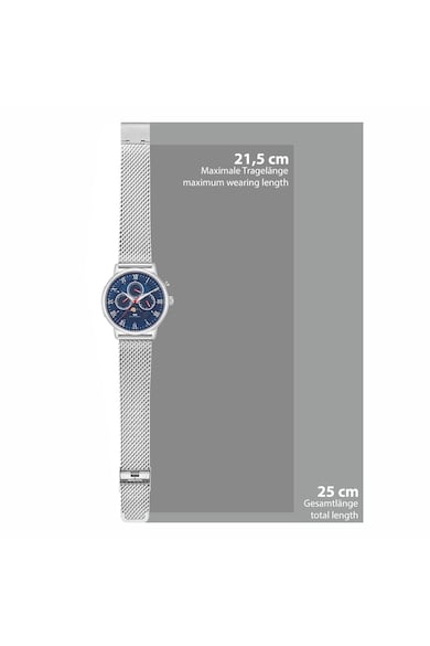 Rhodenwald & Söhne Мултифункционален часовник с мрежеста верижка Мъже