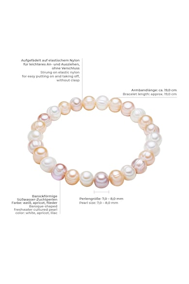 Valero Pearls Колие с култивирани сладководни перли Жени