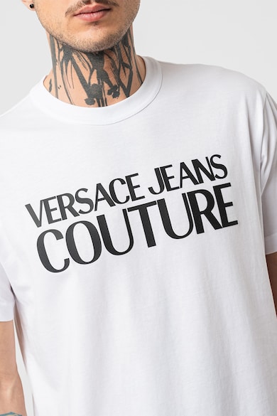 Versace Jeans Couture Памучна тениска с лого Мъже