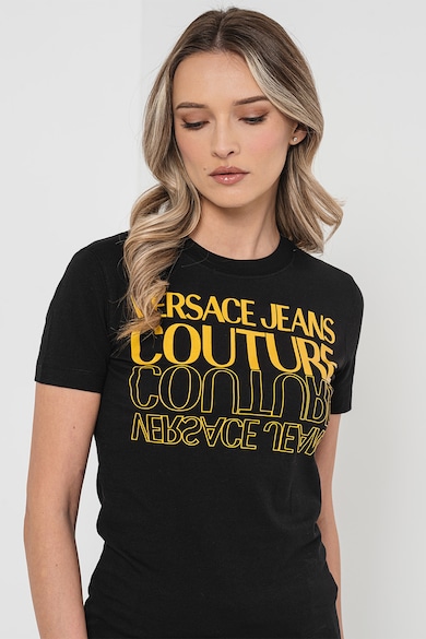 Versace Jeans Couture Тениска по тялото с лого Жени