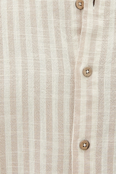 KOTON Раирана риза с малка овална яка Мъже
