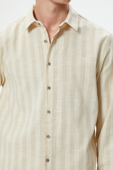 KOTON Раирана памучна риза Мъже