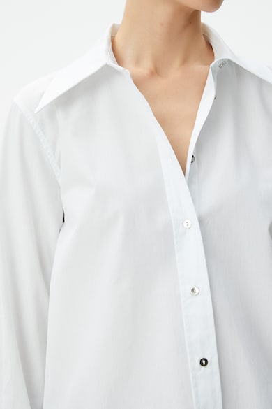 KOTON Риза със стандартна кройка и остра яка Жени