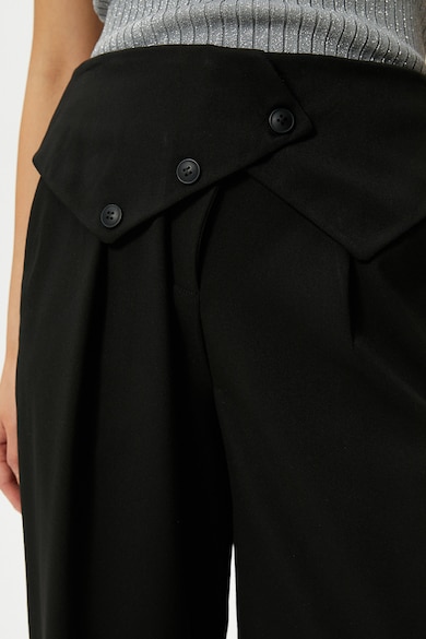 KOTON Панталон с широк крачол и декоративни копчета Жени