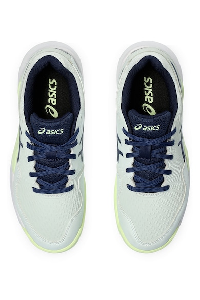 Asics Gel-Resolution 9 Clay teniszcipő kontrasztos logóval Lány