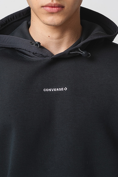 Converse Wordmark kapucnis kényelmes fazonú pulóver férfi
