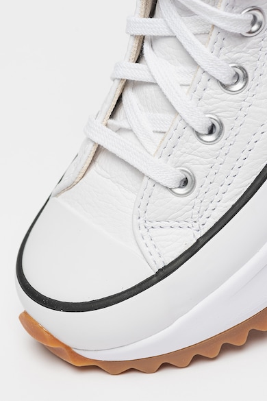 Converse Flatform bőrcipő logós foltrátéttel női