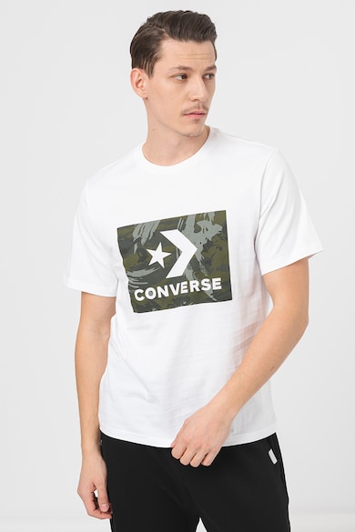 Converse Tricou cu logo si imprimeu camuflaj Star Chevron Camo Barbati