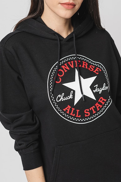 Converse Go-To All Star kapucnis uniszex pulóver logómintával női