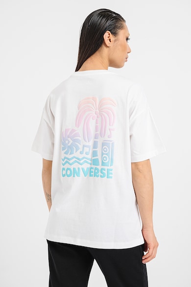 Converse Тениска Festival Statement с шарка на гърба Жени