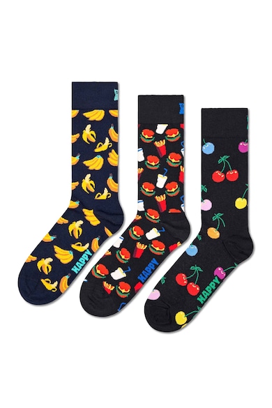 Happy Socks Унисекс дълги чорапи - 3 чифта Жени