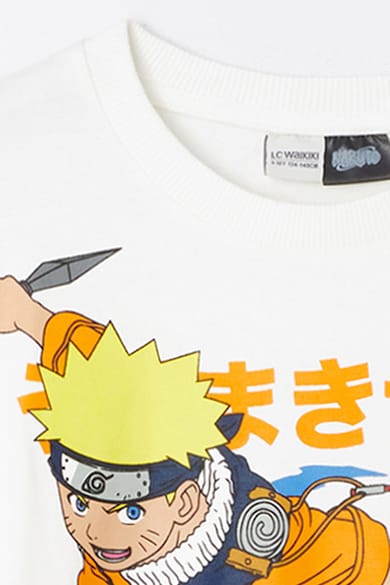 LC WAIKIKI Блуза с овално деколте и шарка на Naruto Момчета