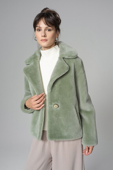 A&A Vesa Късо пухено палто с раздвоен ревер Жени