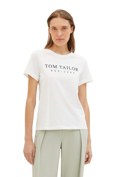 Tom Tailor Normál fazonú logós póló női