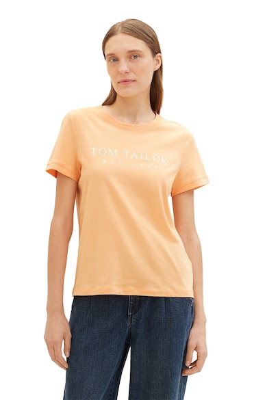 Tom Tailor Normál fazonú logós póló női