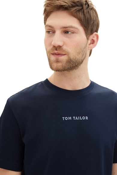 Tom Tailor Kerek nyakú pamutpóló férfi