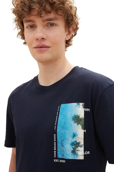 Tom Tailor Тениска от памук с щампа Мъже