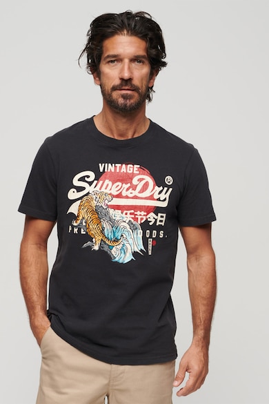 SUPERDRY Tokyo bő fazonú pamutpóló férfi