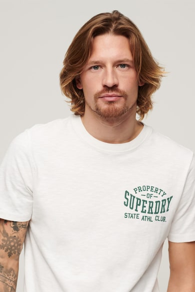 SUPERDRY Athletic College logós póló férfi