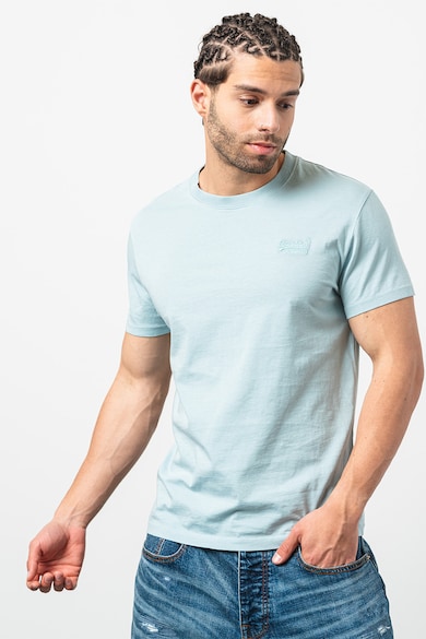 SUPERDRY Essential póló hímzett logóval férfi