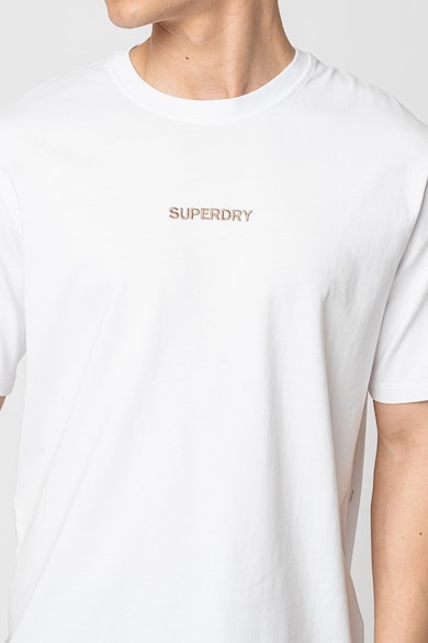 SUPERDRY Laza fazonú póló hímzett logóval férfi