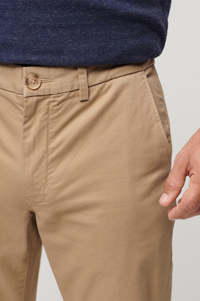 SUPERDRY Pantaloni chino cu talie medie Barbati