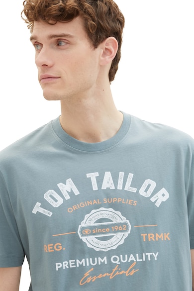 Tom Tailor Tricou din bumbac cu imprimeu logo Barbati