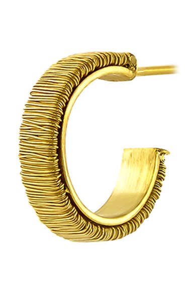 OXETTE Сребърни обеци с 18К златно покритие Жени